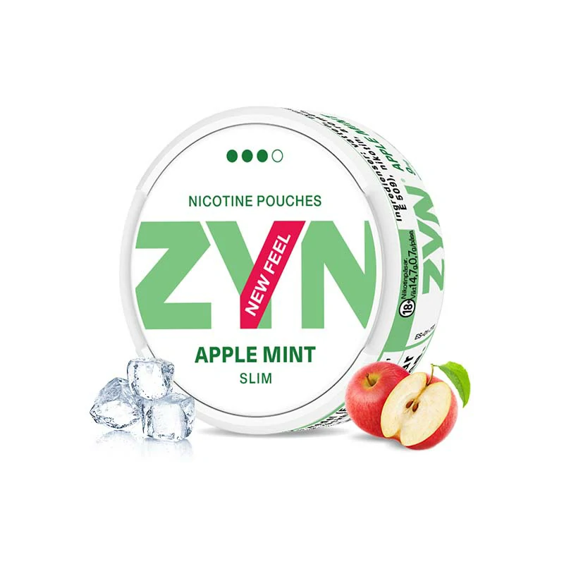EU ZYN Apple Mint Slim 9mg Nicotine Pouches